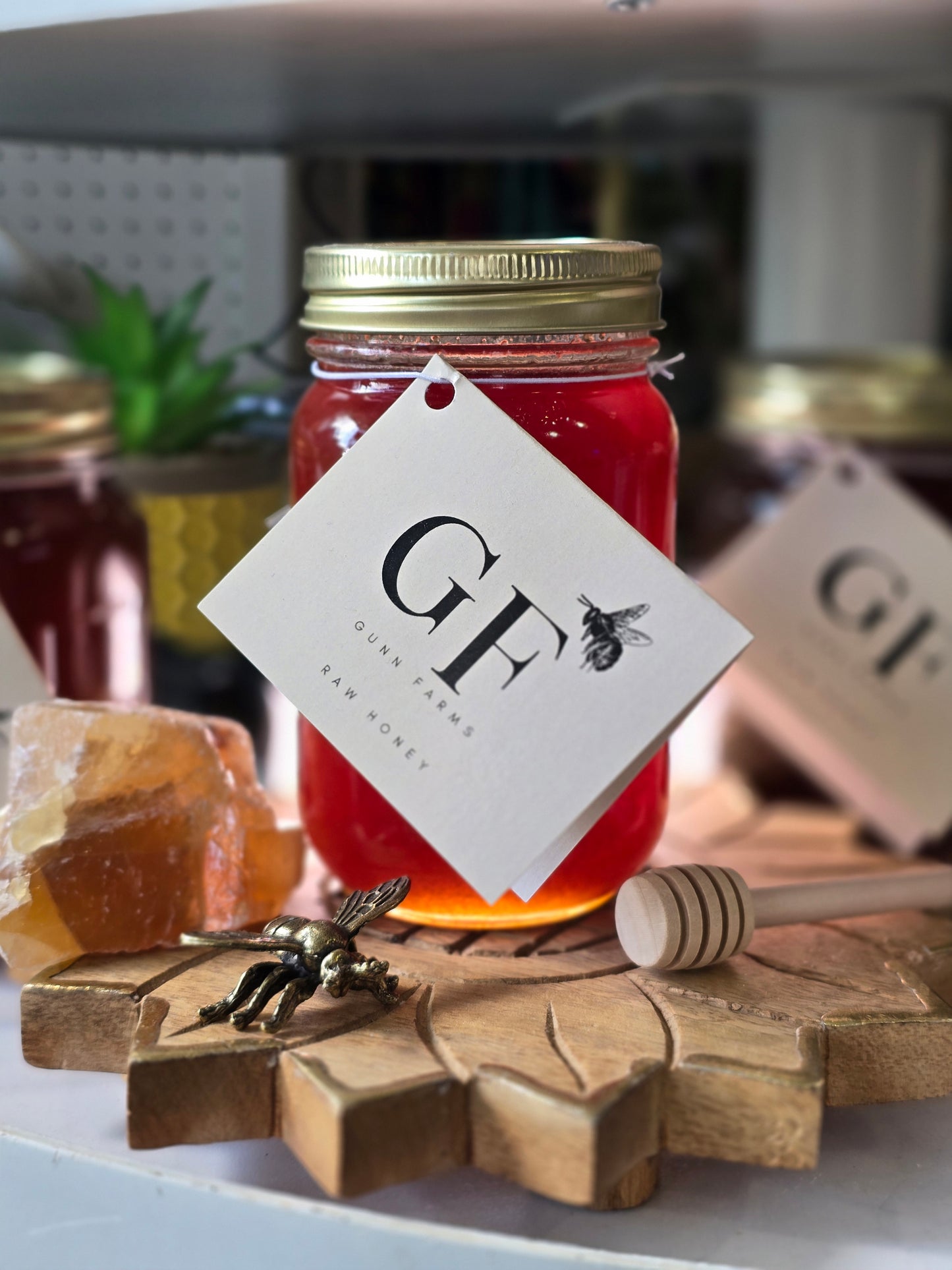 Gunn Farms Raw Local Organic Honey - 1 Pint