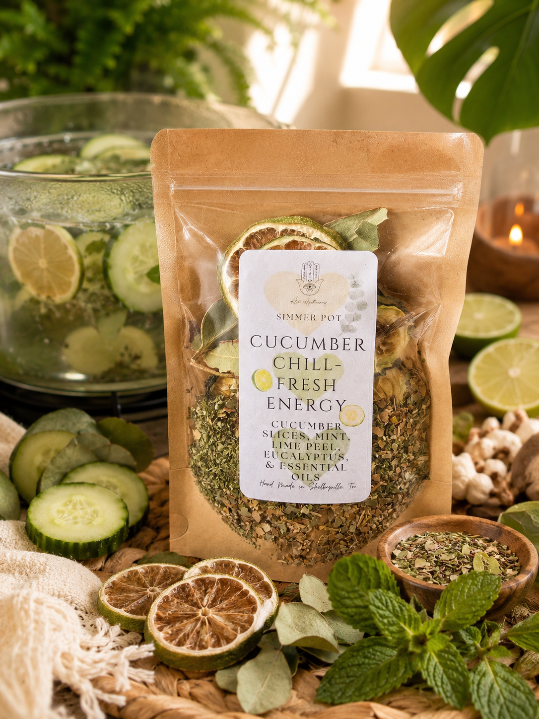 Cucumber Chill Fresh Energy Reset Simmer Pot Blend