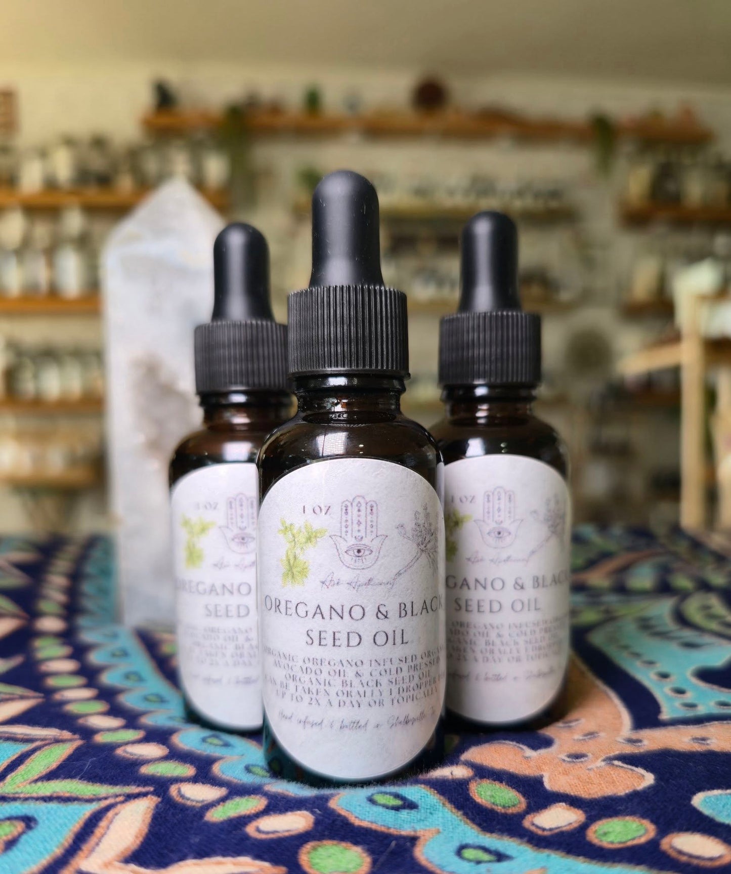 Asè Apothecary Black Seed & Oregano Oil Blend - 1 oz Bottle