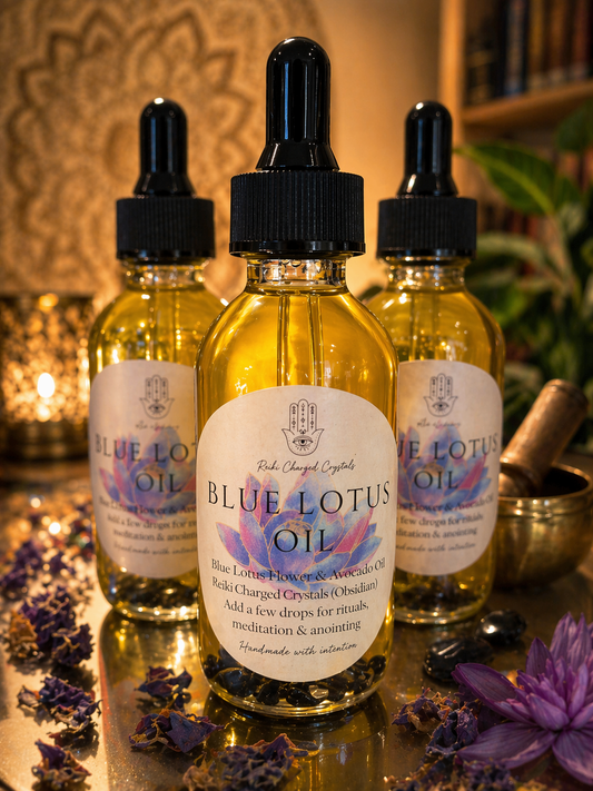 Blue Lotus Oil - 2 oz Bottle