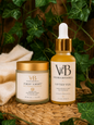 Lifted Veil Botanical Serum + First Light Rice Powder Face Cleanser Set