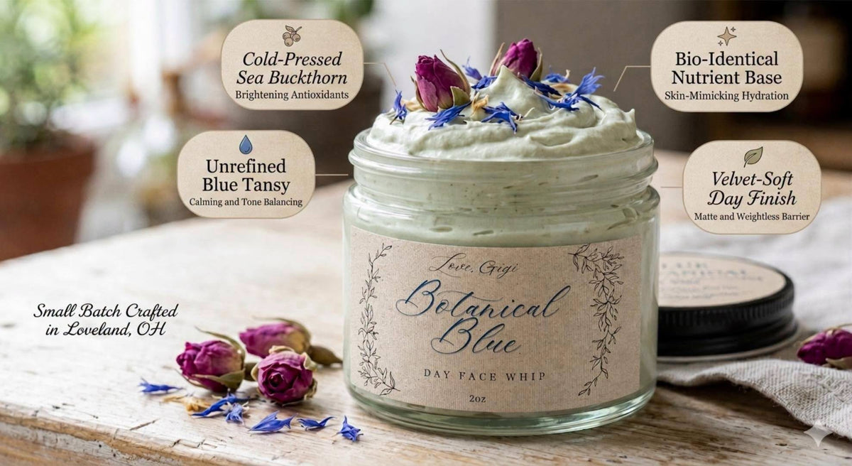 Tallow Blue Day Face Whip by Love, Gigi Botanical — 2 oz