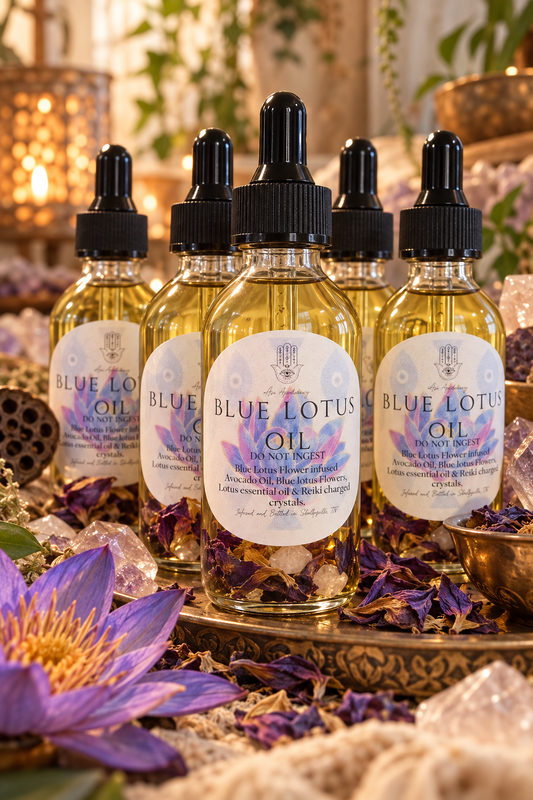 Blue Lotus Oil - 2 oz Bottle