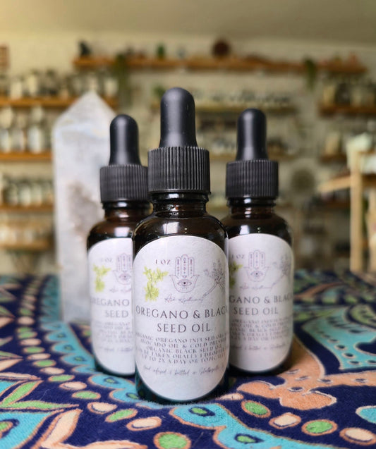Asè Apothecary Black Seed & Oregano Oil Blend - 1 oz Bottle