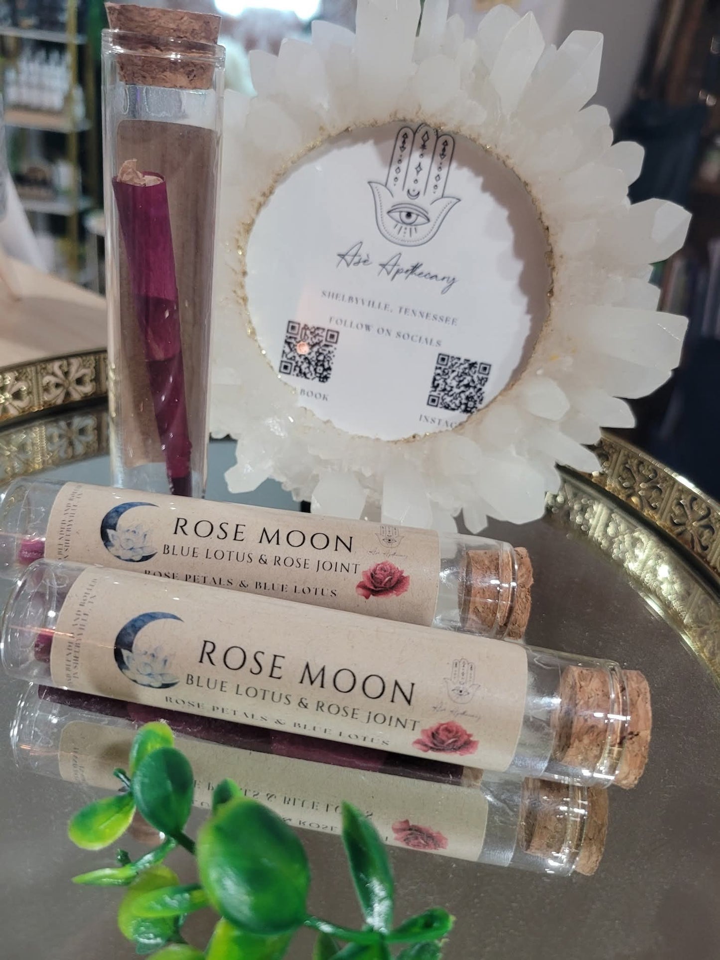 Asè Apothecary Rose Moon Blue Lotus Joint