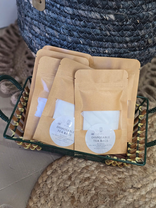 Disposable Organic Tea Bags (10 Pack)